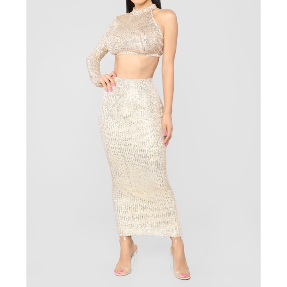 BRAND NEW mess for your love sequin dress set